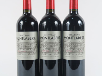 Vente aux enchères 3 BOUTEILLES CHÂTEAU MONTLABERT GC ST ÉMILION - 2013