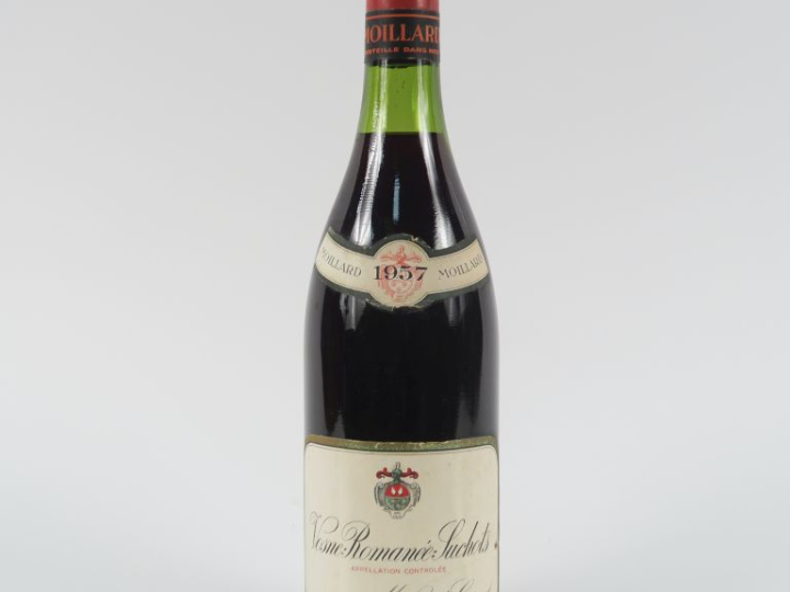 1 BOUTEILLE VOSNE ROMANÉE SUCHOTS MOILLARD GRIVOT - 1957 - 2,5 CM