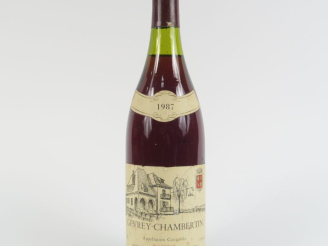 Vente aux enchères 1 BOUTEILLE GEVREY CHAMBERTIN DOMAINE G. ROBLOT-MARCHAND - 1987