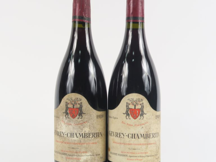 2 BOUTEILLES GEVREY CHAMBERTIN 'VIEILLES VIGNES' DOMAINE GEANTET PANSI