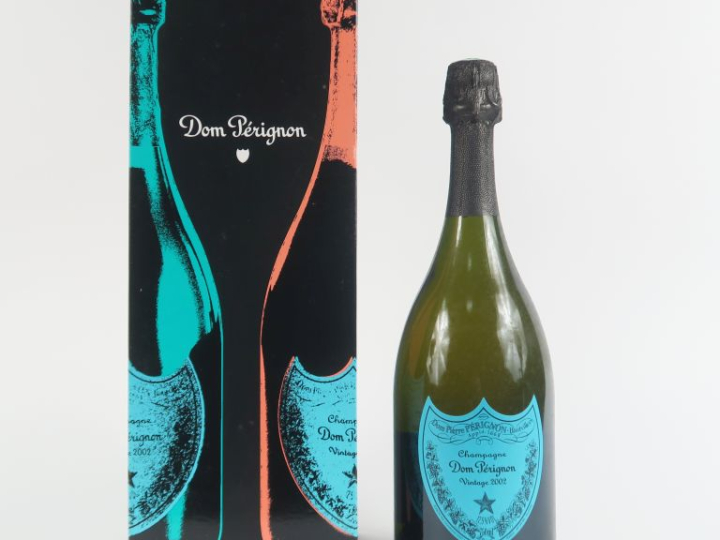 1 BOUTEILLE CHAMPAGNE DOM PÉRIGNON 'ANDY WARHOL' - 2002 - COFFRET