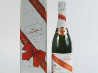 Vente aux enchères 1 BOUTEILLE CHAMPAGNE MUMM 'CORDON ROUGE' - COFFRET