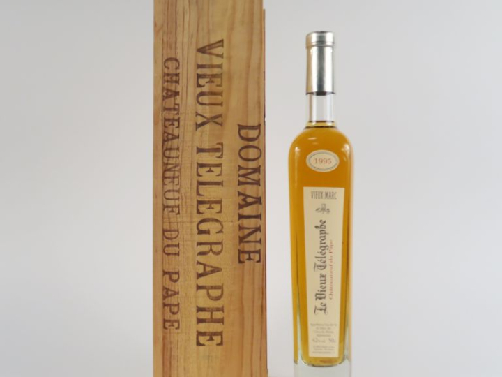 1 BOUTEILLE (50 CL) VIEUX MARC LE VIEUX TÉLÉGRAPHE 42° - 1995 - CBO