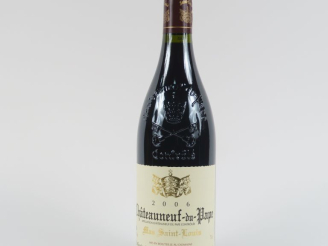 Vente aux enchères 1 BOUTEILLE CHÂTEAUNEUF DU PAPE 'MAS ST LOUIS' L. GENIEST - 2006