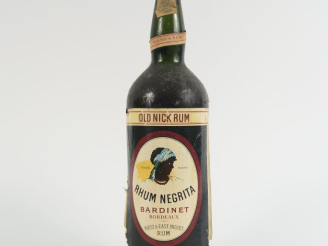 Vente aux enchères 1 VIEILLE BOUTEILLE (1 L) RHUM NEGRITA 'OLD NICK RUM' - BS/ETLA