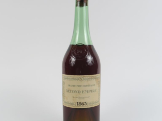 Vente aux enchères 1 BOUTEILLE COGNAC FINE CHAMPAGNE 'SECOND EMPIRE' LUCIEN FOUCAULD   CI