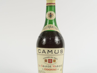 Vente aux enchères 1 BOUTEILLE COGNAC CAMUS LA GRANDE MARQUE 'CELEBRATION' - PAPIER DE SO