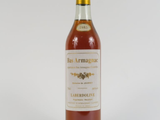 Vente aux enchères 1 BOUTEILLE BAS ARMAGNAC LABERDOLIVE 'DOMAINE DE JAURREY' 46° - 1985