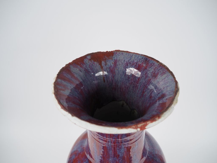 Chine, période Guangxu, Important vase de forme balustre en porcelaine