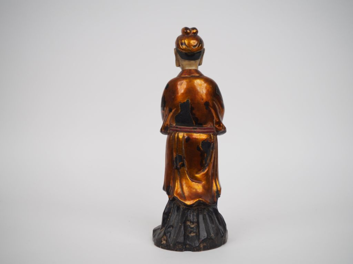 Vietnam, dynastie des Nguyen, fin XIXe siècle Statuette en bois ancien