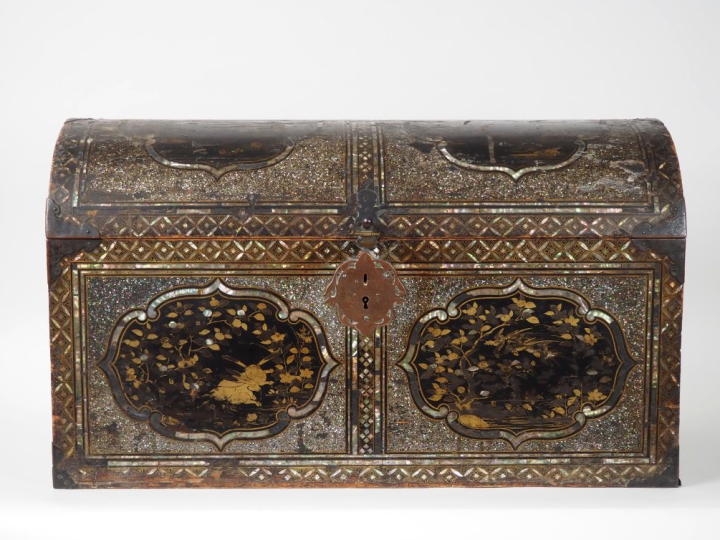 Japon, début de la période Edo, XVIe siècle,  Important coffret de voy