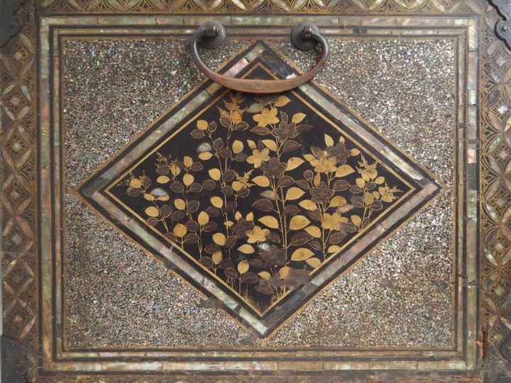 Japon, début de la période Edo, XVIe siècle,  Important coffret de voy