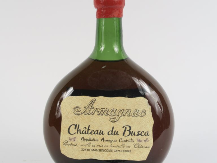 1 BOUTEILLE ARMAGNAC CHÂTEAU DU BUSCA - 1974 - PRÉSUMÉE