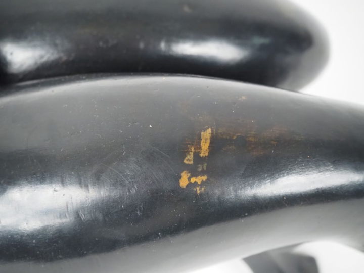 TOUTAIN.  "la Vénus au divan" Sculpture en bronze à patine noire  Sign