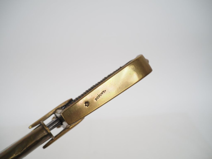 Sabre de hussard modèle dit de l’An IV.  Poignée recouverte de cuir, a