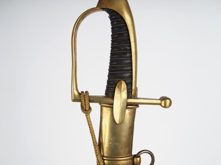 Sabre de chasseur à cheval de la Garde impériale.  Poignée recouverte 