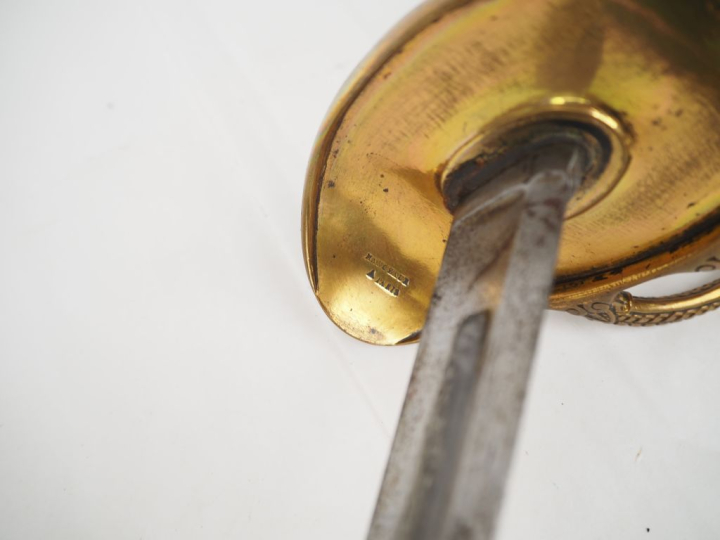 Sabre d’officier de cavalerie de ligne modèle 1822.  Poignée recouvert