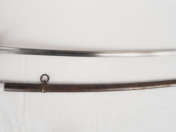 Sabre d’officier de cavalerie de ligne modèle 1822.  Poignée recouvert
