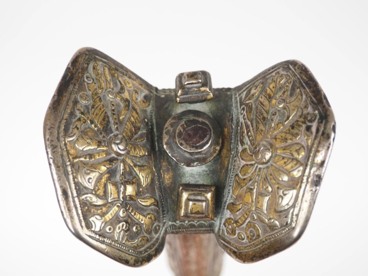 Grand poignard ottoman « Yatagan »  Poignée recouverte de vermeil repo