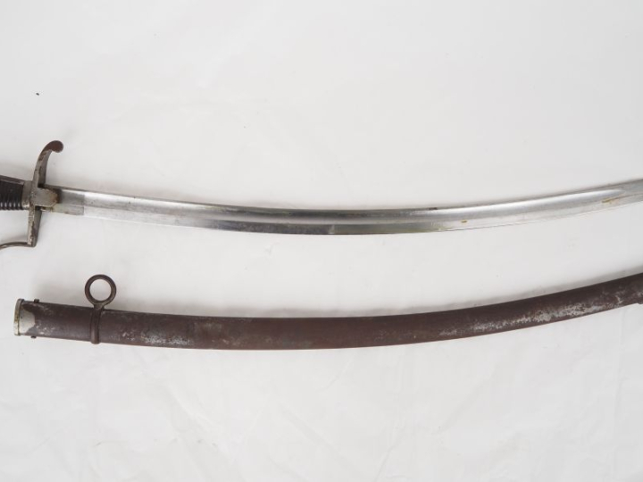 Sabre d’artillerie à pied modèle 1873 prussien.   Poignée en caoutchou