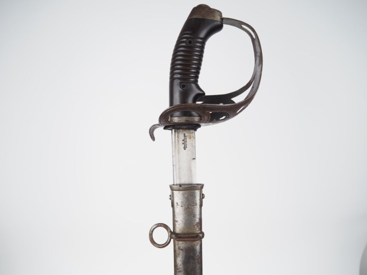 Sabre de hussard modèle 1889 prussien.  Poignée en caoutchouc durci (m