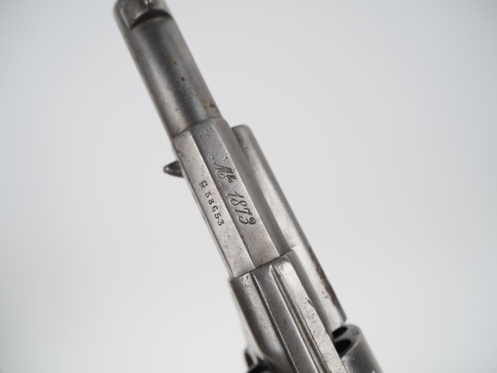 Revolver d’ordonnance modèle 1873 S 1877, six coups, calibre 11 mm 73.