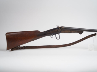 Vente aux enchères Fusil de chasse à percussion centrale, chiens extérieurs, calibre 16-6