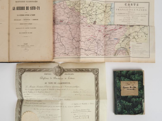 Vente aux enchères SOUVENIRS DE PAUL DUMAS (né en 1848, vétéran de la guerre de 1870  -Ca