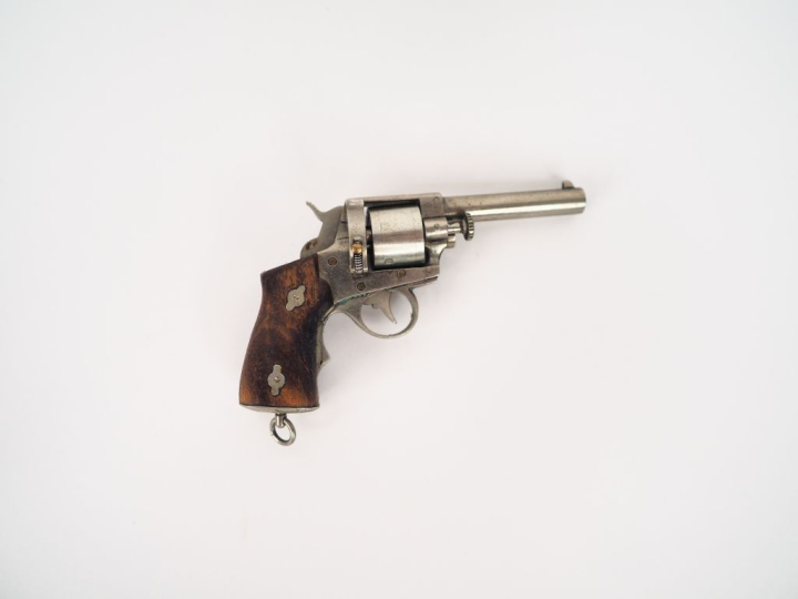 Revolver Lefaucheux de marine modèle 1870 miniature Plaquettes de cros