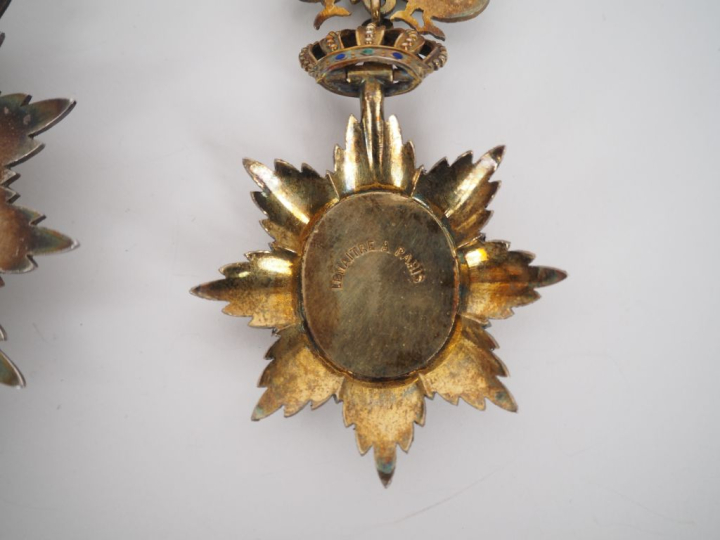 ANNAM  ORDRE DU DRAGON D’ANNAM Ensemble de grand officier comprenant :