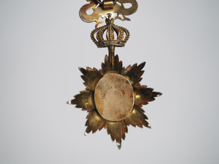 ANNAM  ORDRE DU DRAGON D’ANNAM Ensemble de grand officier comprenant :