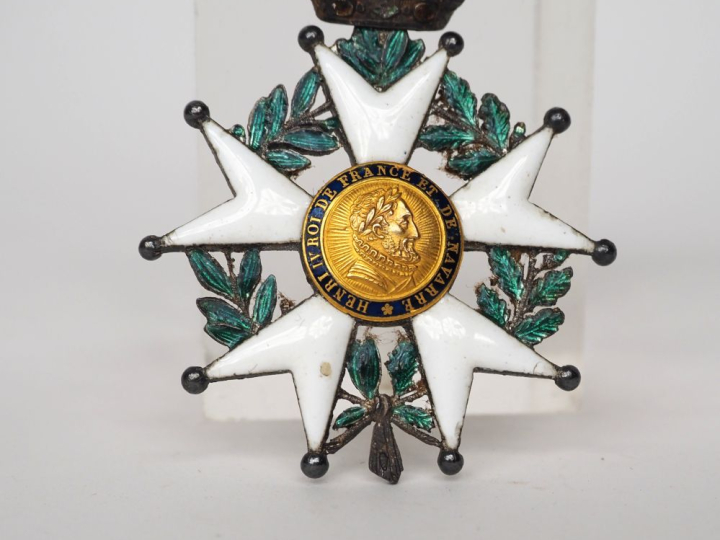 FRANCE  ORDRE DE LA LEGION D’HONNEUR  Etoile de chevalier d’époque Res