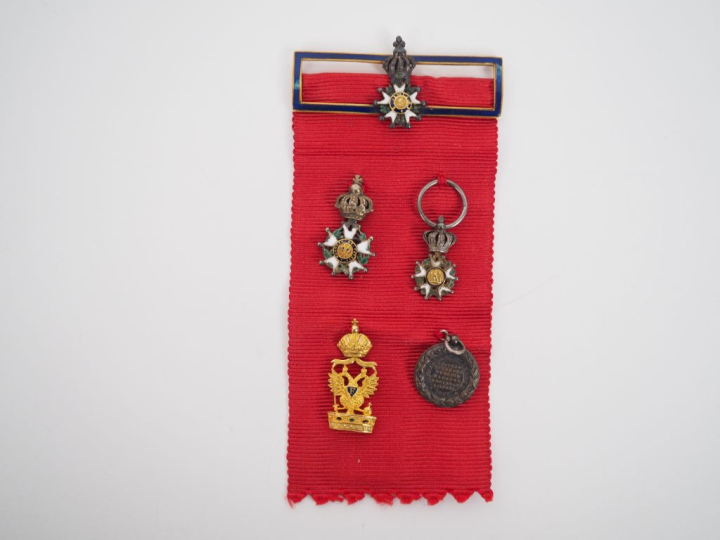 FRANCE – ORDRE DE LA LEGION D’HONNEUR  AUTRICHE – ORDRE DE LA COURONNE