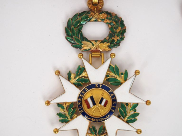 FRANCE  ORDRE DE LA LEGION D’HONNEUR  Etoile de commandeur d’époque II