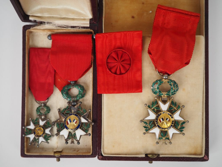 FRANCE  ORDRE DE LA LEGION D’HONNEUR  Etoile d’officier d’époque IIIe 
