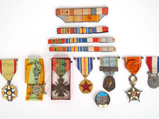 Vente aux enchères SOUVENIRS DE LA FAMILLE MIQUEL et d’Eugène MIQUEL, commandant le 5e RT