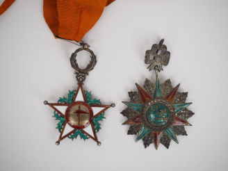 Vente aux enchères MAROC – TUNISIE  -Commandeur de l’ordre du Ouissam Alaouite (Maroc). E