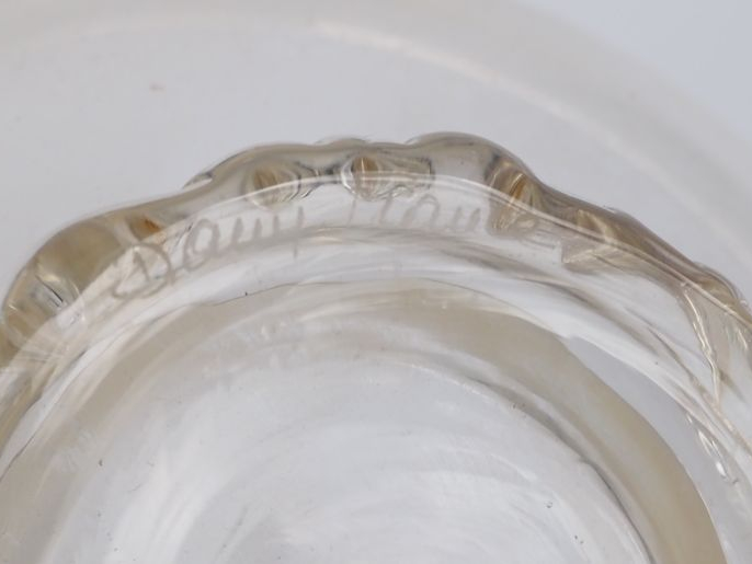 DAUM France. Partie de service à punch en cristal comprenant 1 bol et 