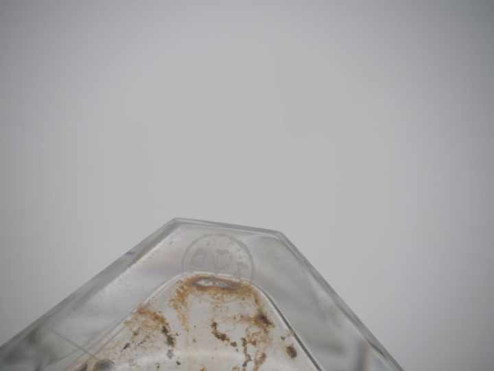 BACCARAT. Un sucrier et deux flacons à whisky. Signés.