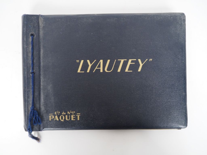 Carnet de photographies de la Compagnie Nationale Paquet sur le navire