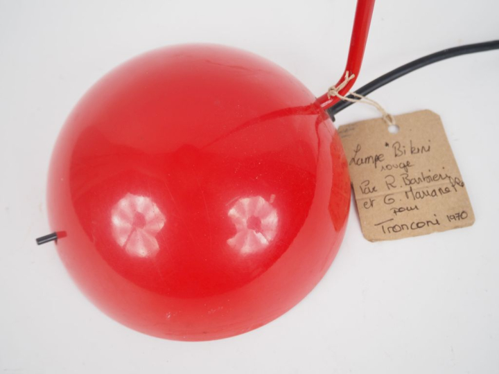 R. BARBIERI et G. MARIANELLI pour TRONCONI. Lampe bikini années 70. Si