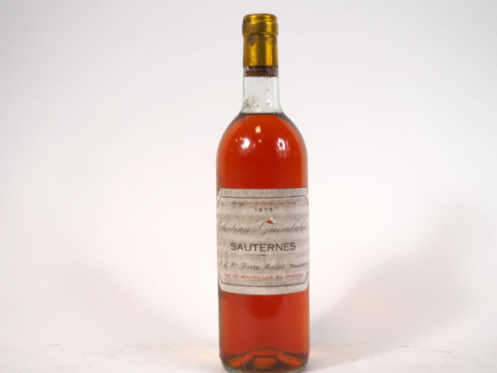 1 BOUTEILLE CHÂTEAU GUIMBALET SAUTERNES - 1975 - BG/ELA
