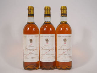 Vente aux enchères 3 BOUTEILLES CHÂTEAU LARROUQUEY CÉRONS 1989 - ELT