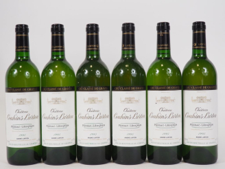 Vente aux enchères 6 BOUTEILLES CHÂTEAU COUHINS LURTON CC GRAVES - 1995 