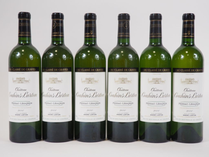 6 BOUTEILLES CHÂTEAU COUHINS LURTON CC GRAVES - 2000