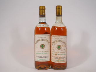 Vente aux enchères 2 BOUTEILLES CHÂTEAU BOURDIEU LAGRANGE 'CREME DE TETE' 1eres CÔTES DE 