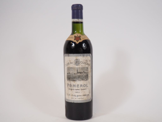Vente aux enchères 1 BOUTEILLE CLOS DU CLOCHER POMEROL - 1953 - HEP