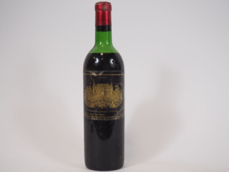Vente aux enchères 1 BOUTEILLE CHÂTEAU PALMER GCC MARGAUX - 1970 - BEP/CAPS CORRODÉE 