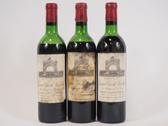 Vente aux enchères 3 BOUTEILLES CHÂTEAU LEOVILLE DE LAS CASES ST JULIEN - 1970 - 1 LB-HEP