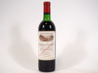 Vente aux enchères 1 BOUTEILLE CHÂTEAU SOUTARD GCC ST EMILION - 1971 - LB